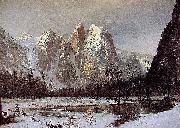 Albert Bierstadt Cathedral Rock, Yosemite Valley, California Sweden oil painting artist